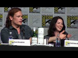 Outlander Sam Heughan Gets A Captain Hook Makeover Complete With Guyliner! Comic Con 2015