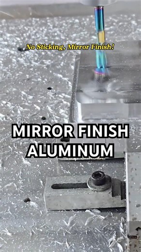 Stop Aluminum Sticking: DLC Coated End Mill Mirror Finish