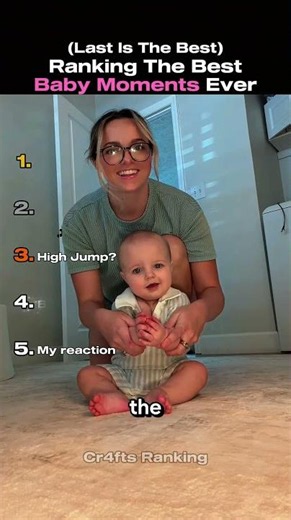 Ranking The Best Baby Moments Ever! 👶 #shorts #funnybabies #cutebabies #babymoments