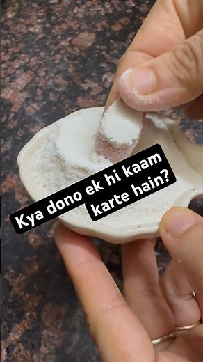 Rice flour vs corn flour 🤔#kitchen #ingredients #shorts #youtubeshorts