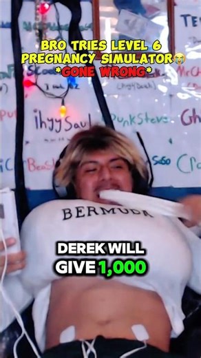 DerekZalez Does Level 6 Pregnancy Simulator Challenge
