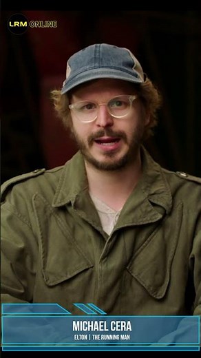 Michael Cera on Energy on Set of The Running Man