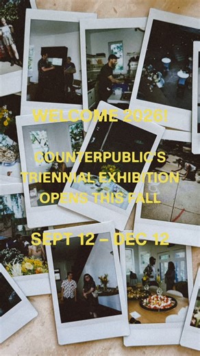 Counterpublic on Instagram: "It’s the exhibition year! We’re solidifying projects with artists and community partners and creating a full calendar of events. There are so many announcements we’ve been waiting to share. You are not going to want to miss out on Counterpublic 2026. Watch this space! #Counterpublic #Counterpublic2026 #STL #Triennial"