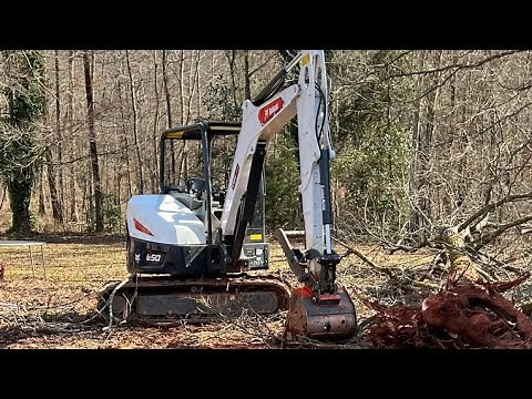 How to operate a bobcat E50 excavator