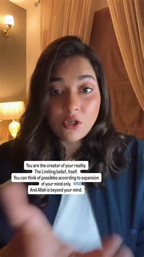 Maria Arslan on Instagram‎: "By knowing this you open gates for Impossibles to happen for you. I see this “You are the creator of your reality” as a LIMITING BELIEF. Here is the Ayat Reference for you. Reference surah Rehman Verse 29 يَسْـَٔلُهُۥ مَن فِى ٱلسَّمَـٰوَٰتِ وَٱلْأَرْضِ ۚ كُلَّ يَوْمٍ هُوَ فِى شَأْنٍۢ ٢٩ Translation: All those in the heavens and the earth are dependent on Him. Day in and day out He has something to bring about. Urdu translation: آسمانوں اور زمین میں جو کچھ ہے سب اُسی 