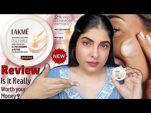 *NEW* Lakme Peach Milk Cream Moisturizer Review | Moisturizer For Dry Skin? | Antima Dubey [Samaa]