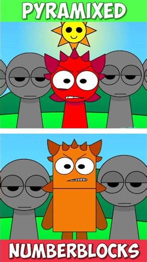 Pyramixed but Numberblocks