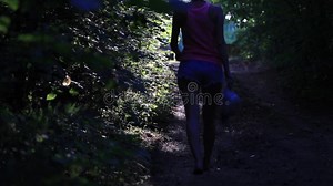 Barefoot Woman Walking Forest Stock Footage & Videos - 298 Stock Videos