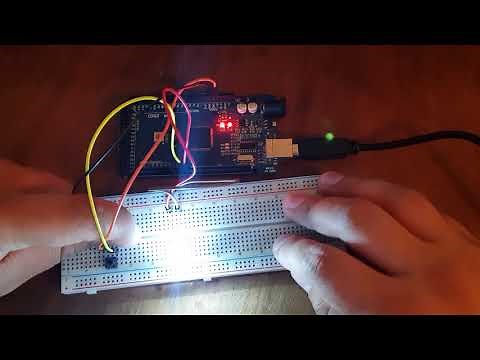How to control led brightness with only one pushbutton and arduino
