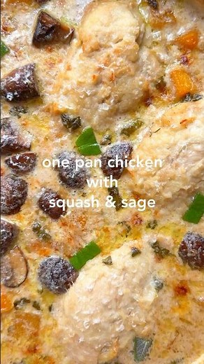 One-Pan Chicken With Butternut Squash and Sage Recipe