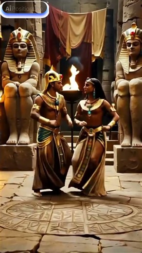 Cleopatra & the Pharaoh’s Joyful Dance 💃🕺👑✨