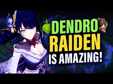 DENDRO RAIDEN HITS HARD?! Hyperbloom Raiden Shogun Build Guide, Teams & Showcase | Genshin Impact