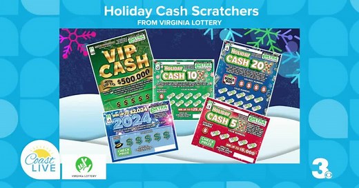 New holiday scratchers from Virginia Lottery on Coast Live