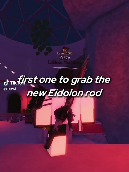 Eidolon Rod Showcase in Fisch Roblox Update