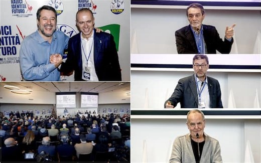 Lega lombarda, Romeo eletto segretario per acclamazione. Fontana: “Problema del Nord c'è”