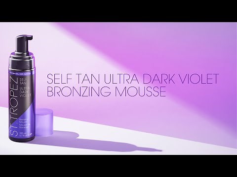 How To Tan with NEW St.Tropez Self Tan Ultra Dark Violet Mousse