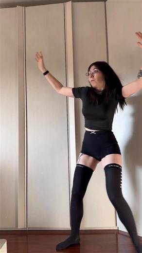 Crystal on Instagram: "Wait for it🖤😂 - and read the caption👇🏻 . So many of you asked about my outfits✨ Everything I’m wearing here is from @fabric_ofthe_universe — they design and produce everything themselves. It’s a techwear-focused store, with functional pieces and a strong futuristic vibe. Use my code CRYST10 to get a discount🖤 #techwear #fabricoftheuniverse #outfit"