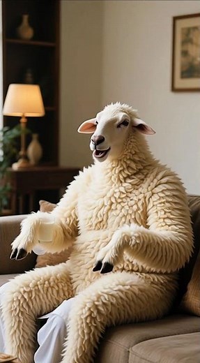 দাদু ভেড়ার দুধ খাওয়ার সাথে সাথে ভেড়া হয়ে যায়