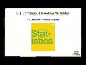 Lesson 5.1 Continuous Probability Function