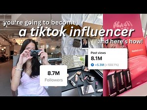 how to become a *famous* tiktok influencer | (pr, getting started, video ideas)
