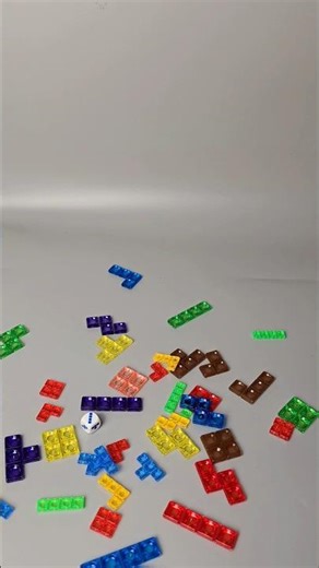 Tetris Blocks Falling in Reverse – Satisfying to Watch