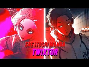 Sae Itoshi Manga Animation Twixtor 4K CC | Clips For Editing | Blue Lock