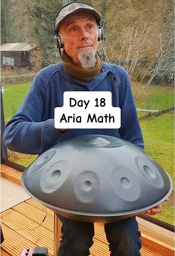 Day 18 Practice of Aria Math on Handpan