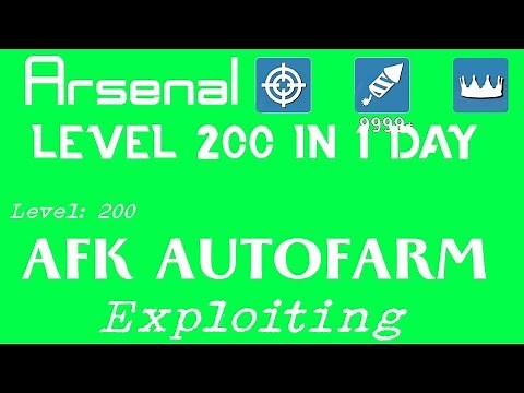 THE ONLY ARSENAL AUTOFARM AND ITS OP | Roblox Exploiting
