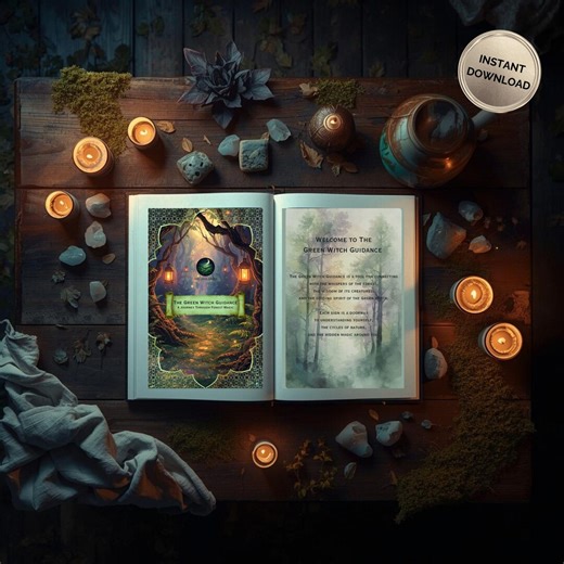 Green Witch Guide Book PDF, Forest Signs Meanings, Printable Witchcraft Practice Guide - Etsy