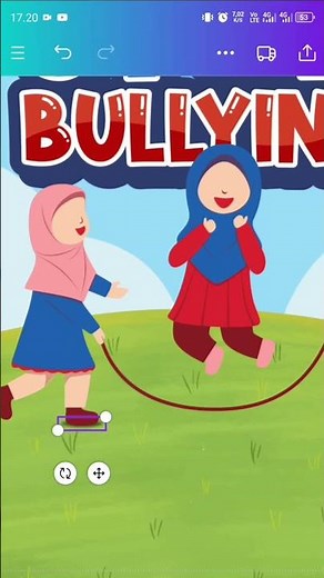 cuma 6 langkah bikin desain poster stop bullying #tutorialcanva #kelascanva #belajarcanva #canva