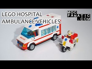 LEGO Hospital Ambulance and Motorcycle