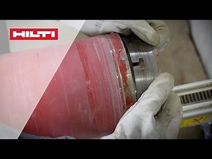 HOW TO mount and demount the Ring - Hilti X-CM Diamond Core Bit [Generation 1]