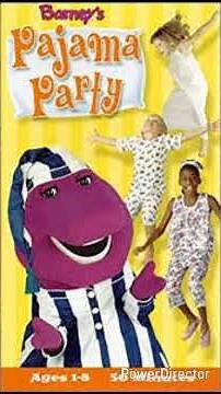 barney's pajama party