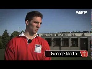 George North participating in Rugby Force | WRU TV