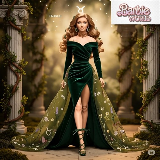 ✨ Barbie steps into the spotlight like a true Hollywood actress, bringing Zodiac-inspired glamour to the fashion show runway 🌟♒♌♍♓ Full of elegance, star power, and cosmic beauty — she owns the night like a silver-screen icon. 💫🎬 #Barbie #HollywoodGlam #ZodiacFashion #StarStyle #fblifestyle | Barbie World
