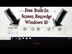 How to record screen on windows 10 video