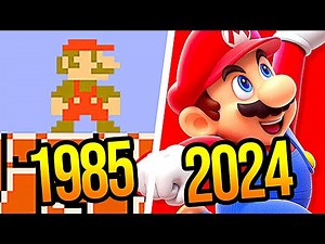 Evolution of Super Mario Games (1985-2024)