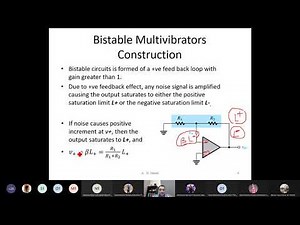 Lec 5 | Electronics 2 | Multivibrators
