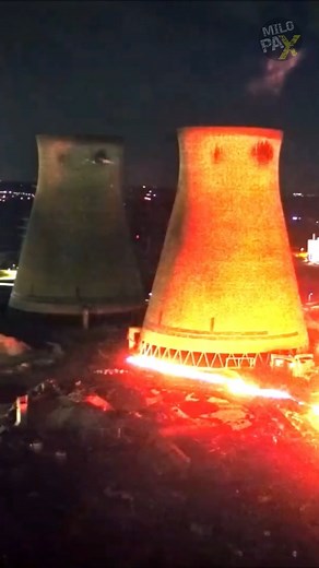 Why Did They Blow Up These Giant Towers? 😱🏗️💥 These massive cooling towers at Ferrybridge C Power Station were once symbols of industrial power. But on one dramatic day, they were demolished in seconds. Why were they destroyed? What replaced them? Find out the surprising reason behind this controlled explosion and the future it made room for! 💥🏭 #explosion #coolingtowers #ferrybridge #engineeringmarvel #demolitionday #uk #usa #viralreelsシ #viralreelsfb | MiloPax