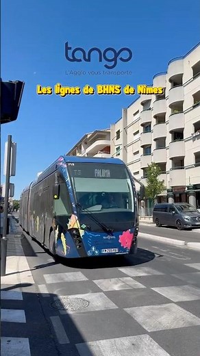 🚌Tango BHNS lines in Nîmes! #bus #mobility #nîmes #transport