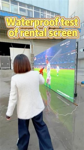 Do you like the quality of the outdoor screen?🥰 #led #leddisplay #waterproof #ledwall #ledscreen