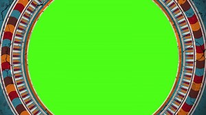 minoic circular frame motion graphics