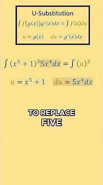🫵 U Substitution Integral (u=x⁵+1) 🫵