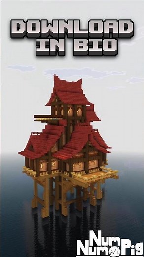 I Built a Dock House in Minecraft!