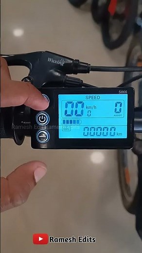 How to set your E bike Adjusting 3/5 level of speed settings on digital display #electriccycle