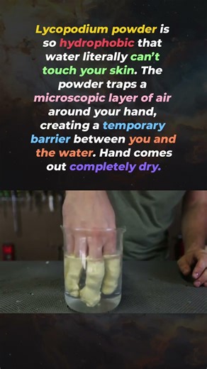 This Powder Creates an Air Shield