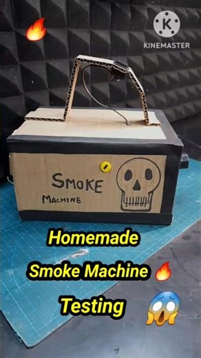 Smoke machine 😱🔥 || #yt #schoolproject #science #experiment #dcmotor #shorts #trending #viral