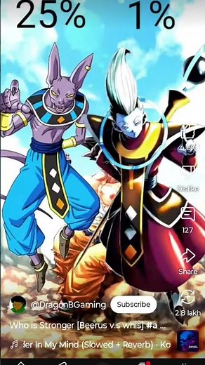 Whis vs beerus #anime #dragonball