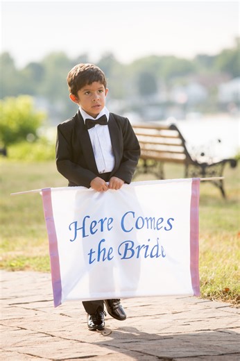 Wedding Sign Here Comes the Bride Banner Ceremony Aisle Decor Ring Bearer Flower Girl Photo Prop - Etsy
