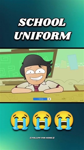 School Uniform Myth #2danimation #funny #cartoon #story #comedy #animation